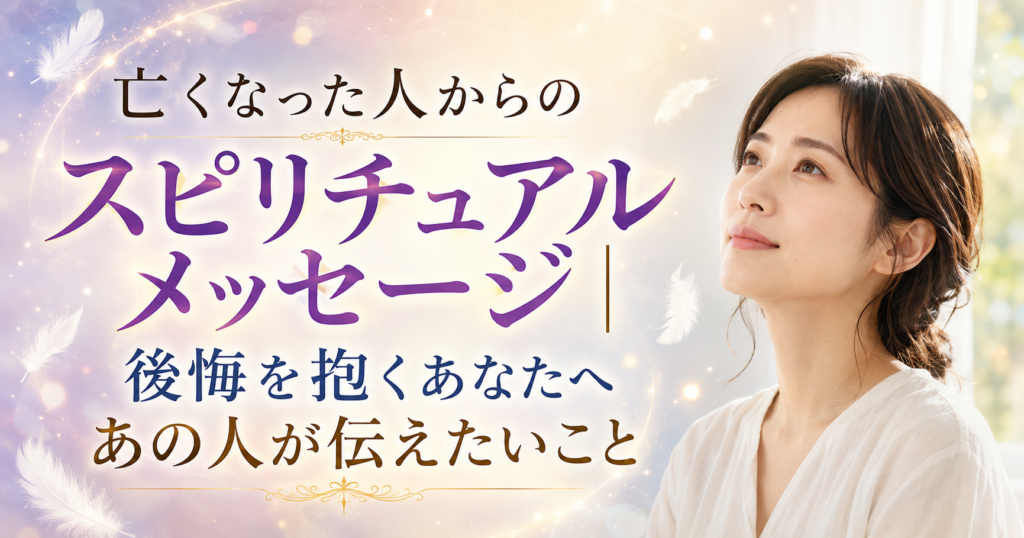 亡くなった人　メッセージ　スピリチュアル
